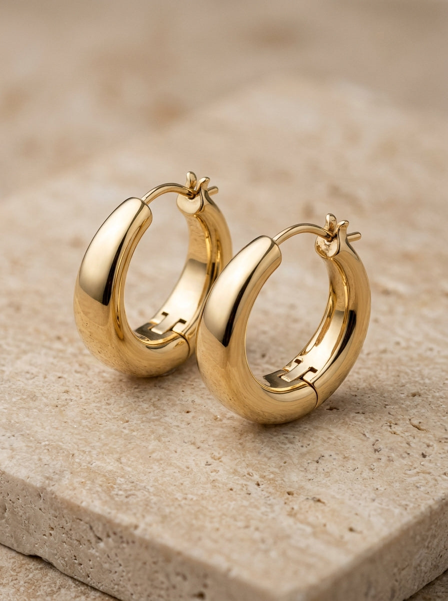 Eclipse Hoop Earrings