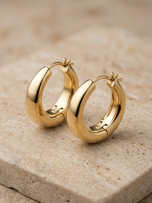 Eclipse Hoop Earrings