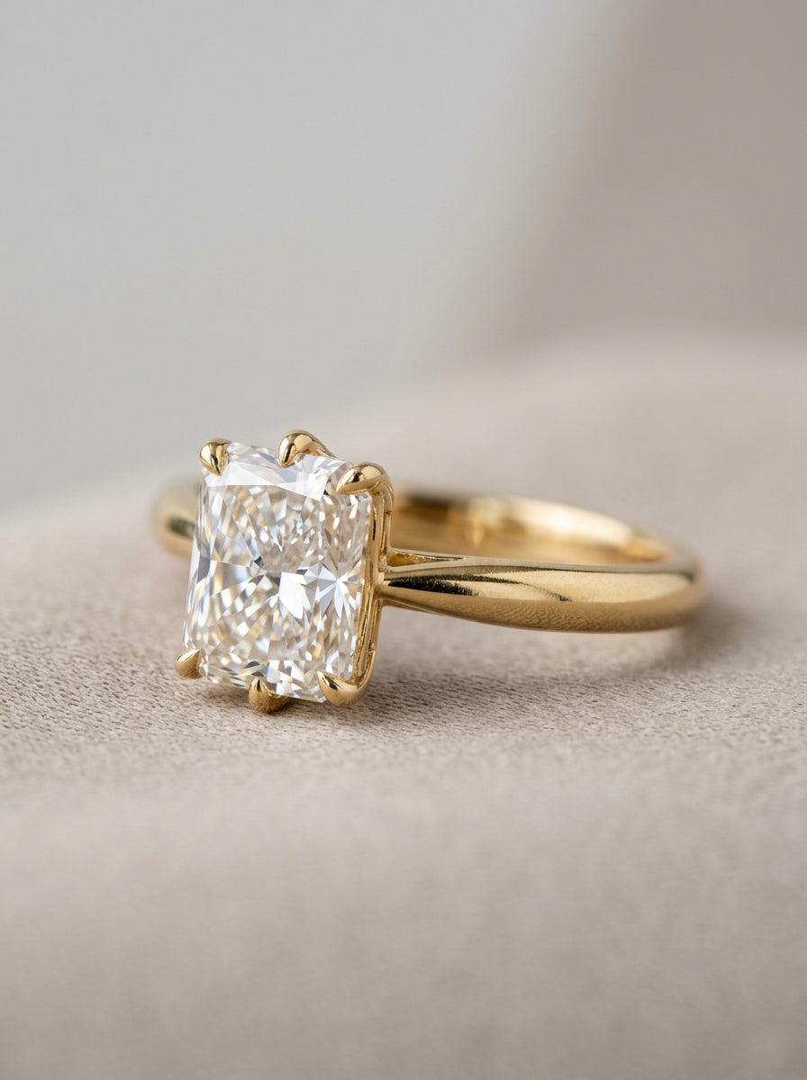 Aurora Solitaire Ring